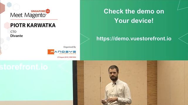 Open Source, eCommerce PWA for Magento2 based on Vue.js | Piotr Karwatka | Meet Magento Singapore смотреть онлайн