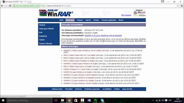 Como descargar WINRAR 2017 Español - Totalmente gratis | Windows 10 | 8.1 | 8 | 7 | Vista y XP смотреть онлайн