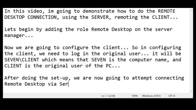 6 REMOTE DESKTOP CONNECTION SERVER TO CLIENT VICE VERSA смотреть онлайн