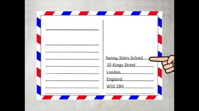 English | Writing A Postcard