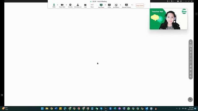 How to share screen in Tencent Meeting / Voov Meeting (Teacher and Student see each other) смотреть онлайн