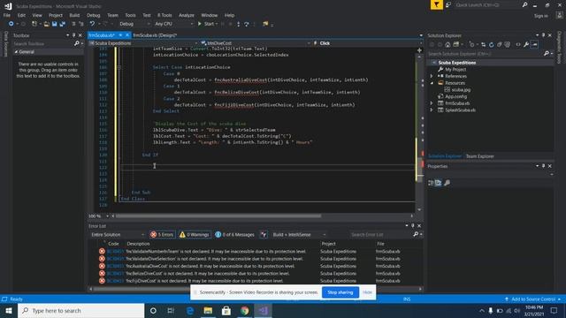 Visual Basic Chapter 7 Guided Program Development Part 2 - Coding смотреть онлайн