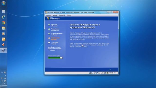 VirtualBox: Microsoft Windows XP Home Edition - instalacja [PL] смотреть онлайн