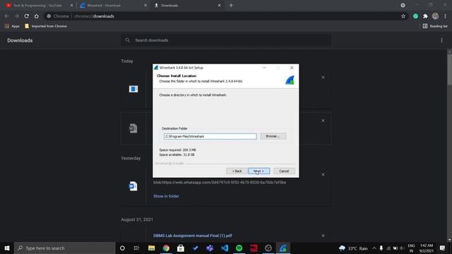 Must Install Tool for B.Tech students | Wireshark Tool installation in 2mins | Trace network packet смотреть онлайн