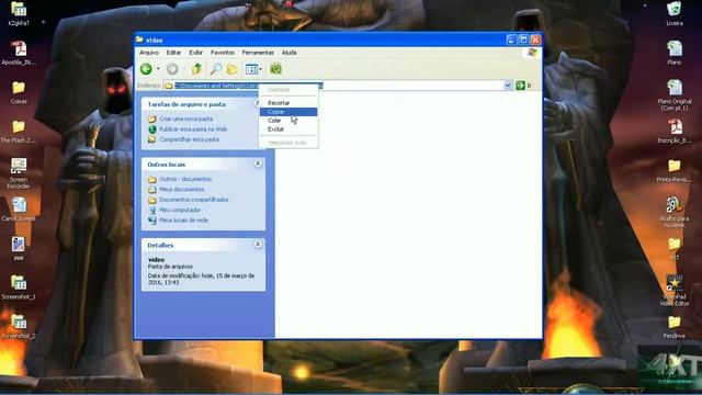 Como abrir janela de comando em uma pasta win XP смотреть онлайн