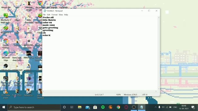 how to make a Matrix on CMD in WINDOWS 10 //easy// смотреть онлайн