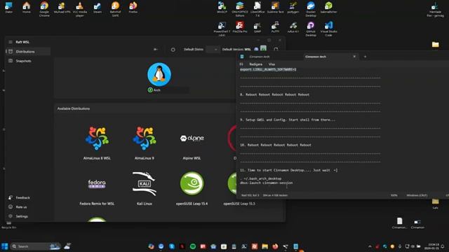 Arch - How to install Cinnamon Desktop via WSL - Windows 11 смотреть онлайн