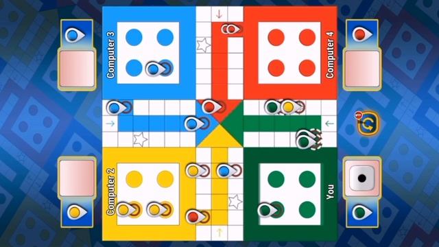Ludo game in 4 players | Ludo King 4 players | Ludo gameplay #33 | Random Gaming Dice смотреть онлайн