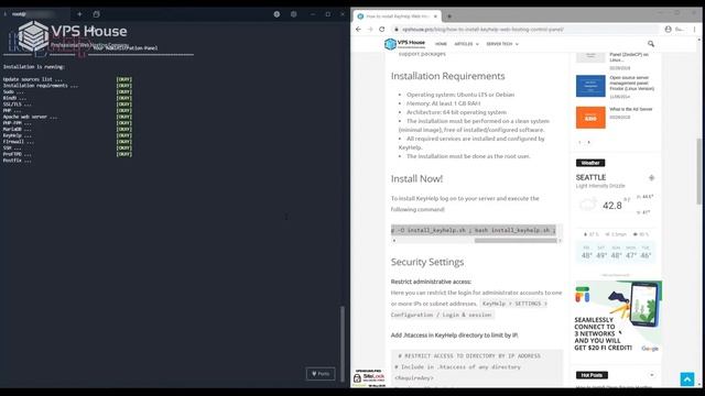 [VPS House] How to install KeyHelp Web Hosting Control Panel смотреть онлайн