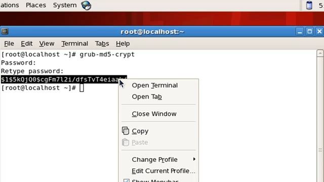 how to set your redhat grub password смотреть онлайн
