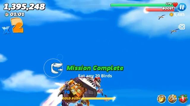 Hungry Shark World Hack 2019 - Free Coins & Gems Cheats for iOS All 28 Sharks Unlocked #P11 смотреть онлайн