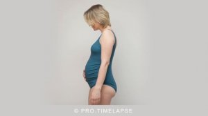 Belly Growth Transformation: Week by Week | Pregnancy Time-Lapse