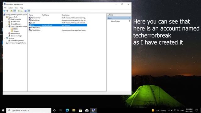 How to Create a New User Account on Windows 10 | Guest User Account Kaise Banaye | TechErrorBreak смотреть онлайн
