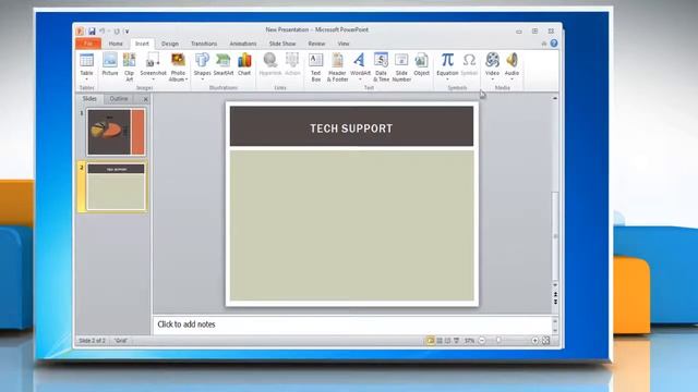 How to embed a YouTube® video in a PowerPoint 2010 presentation in Windows® 7 смотреть онлайн