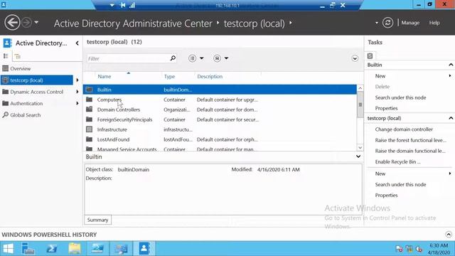 Windows Server 2012 R2 Active Directory Recycle Bin смотреть онлайн