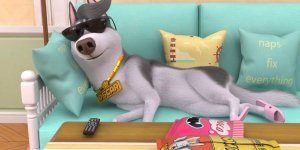 Корги по имени Моко. Простые истории, 62 серия. Когда хозяев нет дома