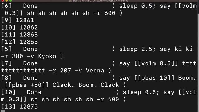 "Boom Clack Beat" [Beatboxing in macOS Terminal] смотреть онлайн