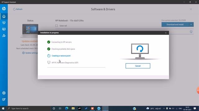 HP support Assistance Update (Optional and Recommended) смотреть онлайн