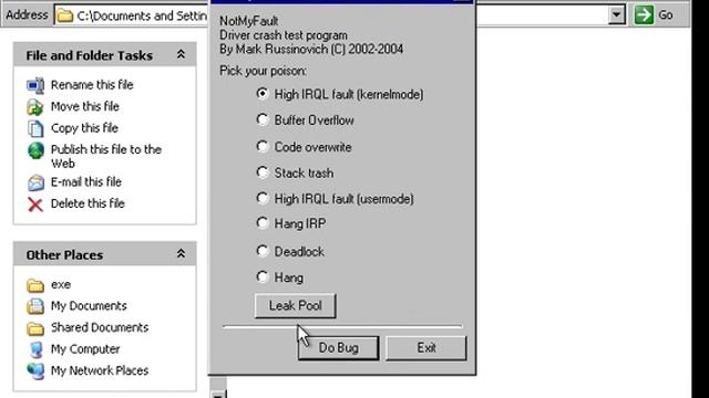 Windows XP Super Lite Hardisk 250MB NotMyFault BSOD смотреть онлайн