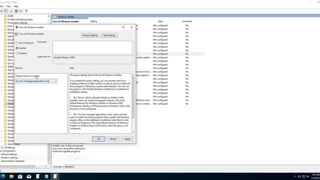 How to Prevent Users From Installing MSI file Software via Group Policy in Windows 7/8/10 смотреть онлайн
