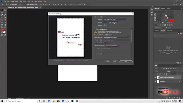 Printing from PhotoShop CC 2019 to Canon Printers смотреть онлайн