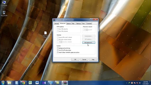 How to set password in a Zip File смотреть онлайн
