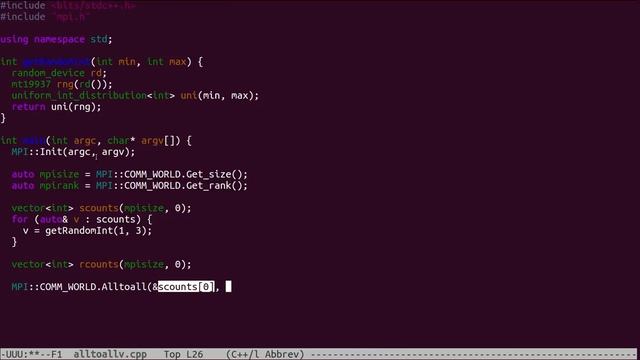 Message-Passing Interface (MPI) (6), AlltoAll, AlltoAllv смотреть онлайн