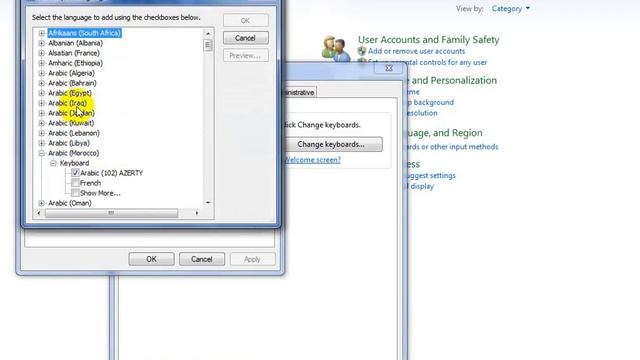 add langue arabe windows 7 смотреть онлайн