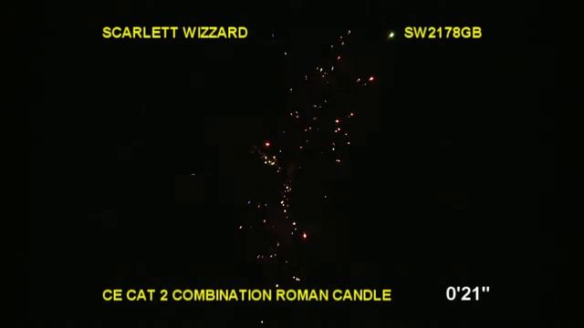 SW2178GB Scarlett Wizzard Firework by Brothers From Up In Smoke 01747 835666 смотреть онлайн