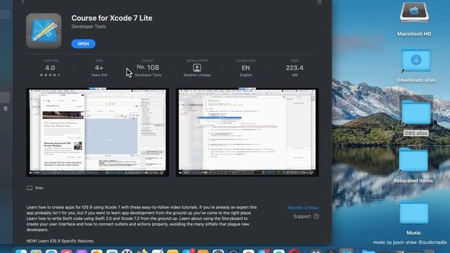 Course for Xcode 7 Lite Developer Tools App [MAC] Basic Overview - Mac App Store смотреть онлайн