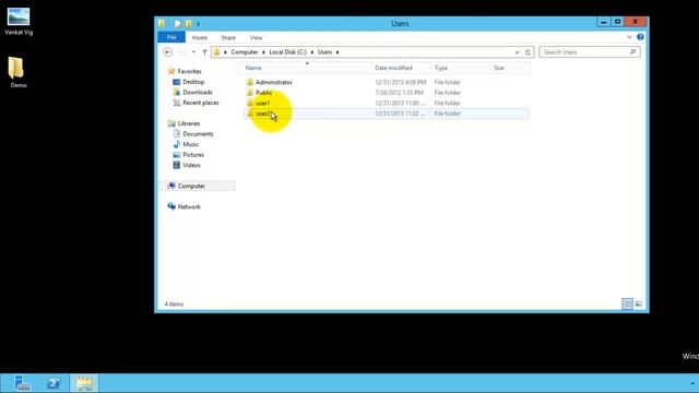 Local Users & Groups in Windows Server 2012 смотреть онлайн