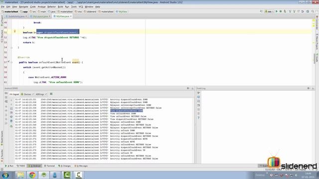 232 Android onTouchEvent Part 2 | смотреть онлайн
