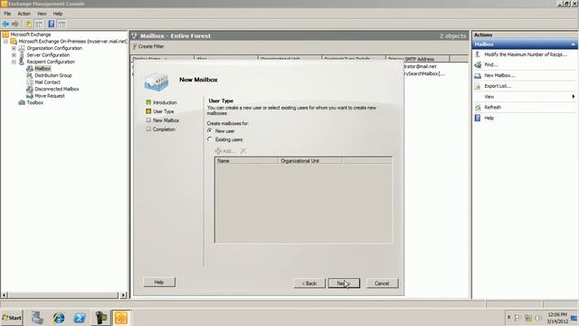 MCTS: Microsoft Exchange Server 2010 - Configuration (Creating a recipient) смотреть онлайн