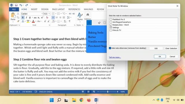 Windows: Attach sticky notes to Microsoft Word documents using Notezilla for Windows смотреть онлайн
