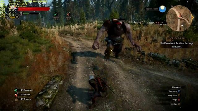 The Witcher 3 AMD Driver 15.7 Ultra settings PC Gameplay Gigabyte Radeon R9 270X Windforce 3x OC смотреть онлайн