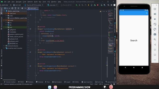 Flutter Tutorial | Search Bar - Search Delegate смотреть онлайн
