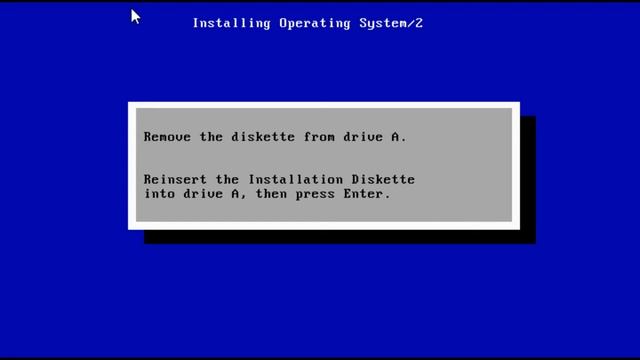 Trying to install IBM OS2 Warp - Part 1 смотреть онлайн