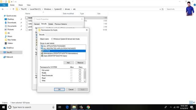 32- How to block any website using Windows 7 or 8 or 10 ? step by step. смотреть онлайн