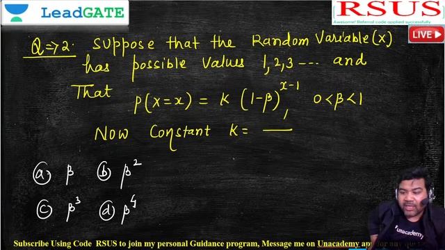 GATE Questions - Probability | Engineering Mathematics | GATE/ESE 2021 | Rohit Sinha смотреть онлайн