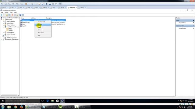 Enable and reset password Administrator account built in in Windows 10 смотреть онлайн