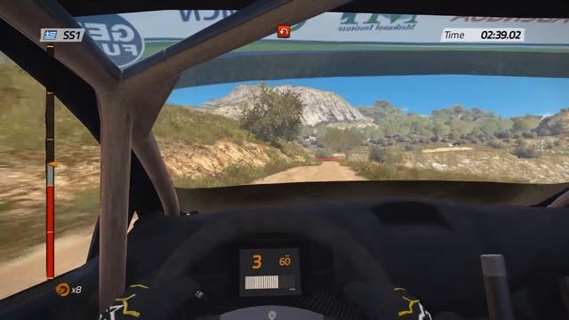 WRC 4 The best I can do with a my new wheel and manual gears [1080p 60fps] смотреть онлайн