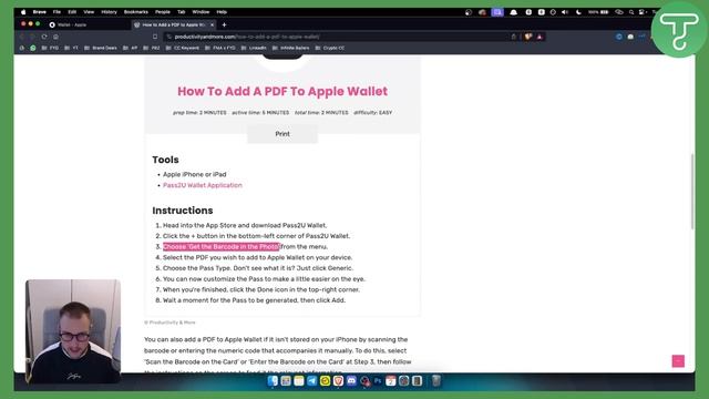How to Add PDF to Apple Wallet (Tutorial) смотреть онлайн