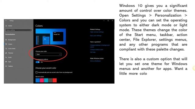 Windows 10 : Dark & Light Mode смотреть онлайн