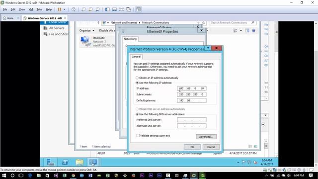 How to assign a Static IP in windows server 2012 смотреть онлайн
