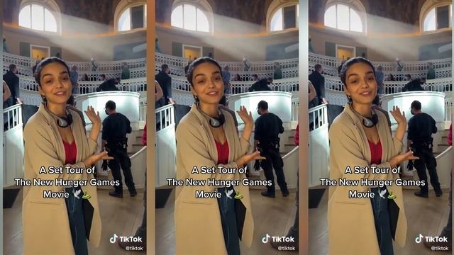 Rachel Zegler Takes Fans On A Tour Of Hunger Games Prequel смотреть онлайн