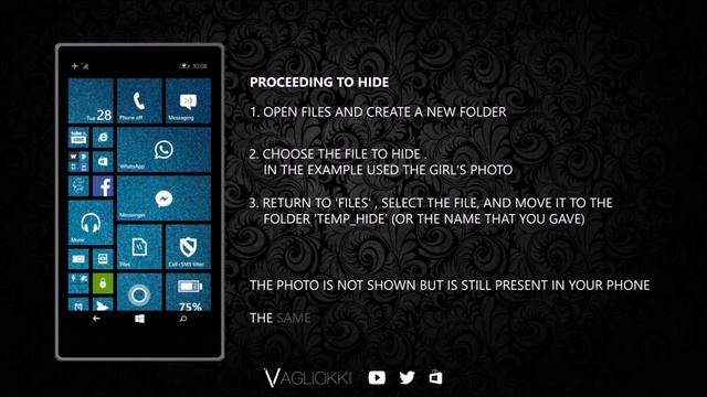 Hide Files in Windows Phone 8.1 🙈 | Easiest way смотреть онлайн