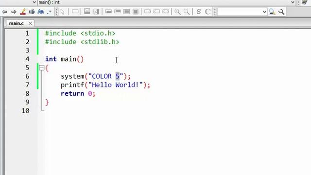 How To Change Text Color of C/C++ Console Application in Code::Blocks смотреть онлайн