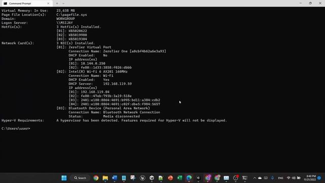 How to look at system settings in Windows 11 using DOS cmd? смотреть онлайн