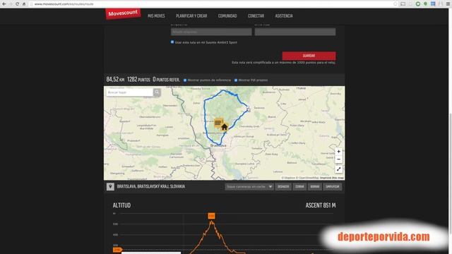 Rutas planificadas en Suunto Ambit смотреть онлайн