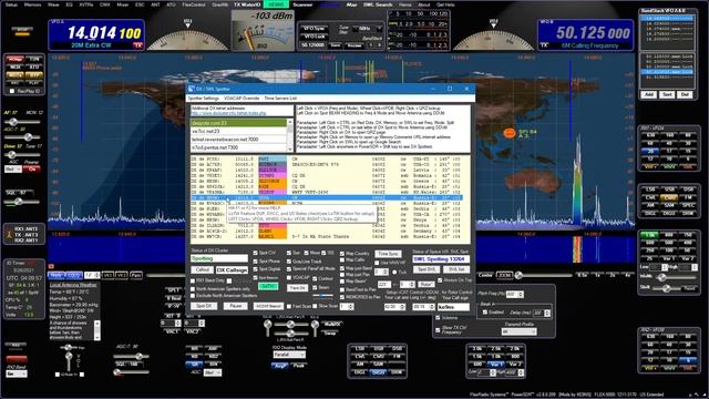 PowerSDR ke9ns v2.8.0.209 RX2 SO2R features and Dual BandStack смотреть онлайн